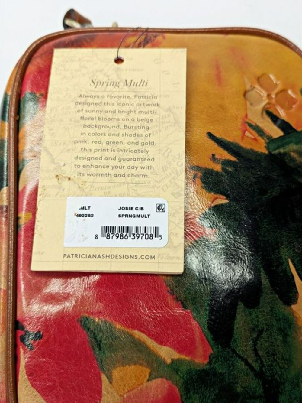 Patricia Nash Josie Women's Small Leather Crossbody Bag (MSRP $169) - Picture 10 of 12